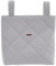 UZTURRE. Bolso Talega de maternidad Cocco de polipiel gris para carrito de bebe. Hecho a mano en España. Organizador para pañales y otras cosas de bebe.