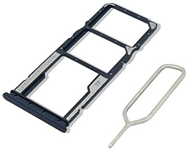 Eonpam Vassoio Carta SIM per (Xiaomi Redmi 9) qualità Originale Porta Scheda SIM Ricambio Slot Scheda Memoria SD con Pin della Scheda SIM(Grigio)