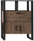 möbelando Barschrank Vitrine Wohnzimmerschrank Schrank Nordi I
