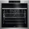 AEG BSE782380M Horno Multifunción con Limpieza Pirolítico, 20 Funciones, Sonda Térmica, Pantalla Táctil TFT Color, 225 Recetas, Cierre Suave, Antihuella, INOX, A, 70 litros