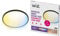 WiZ Tunable White Superslim Deckenleuchte, 22 W, Ø430 mm, LED Leuchte mit warm- bis kaltweißem dimmbarem Licht, smarte Lichtsteuerung über WLAN per Stimme/App, schwarz