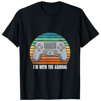 Retro sunset joystick T-Shirt