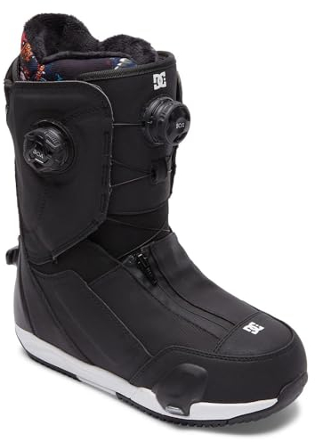DC Step On Mora BOA Womens Snowboard Boots Black/Black/White 7