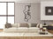 Linea dell’amore murale, Quadro moderno soggiorno, Arte minimalista 3D in legno , Quadretti da parete in nero e oro, Decorazioni muro per salotto, camera da letto, casa
