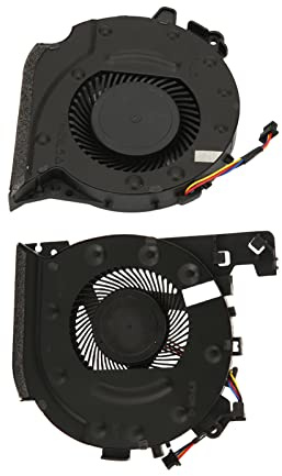 KIMISS Ventilador de Refrigeración para Portátil, Conector de Alimentación Rápido de 4 Pines SPS L20335 001, Fácil Conexión para 15 CX 15CX CX0060TX TPN C133 CPU y GPU (CPU+GPU)