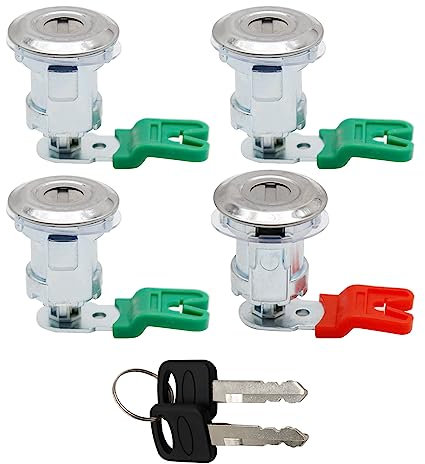 Set di serrature a cilindro, con chiavi di ricambio per Ford Econoline E150 Van E250 Van E350 Van 1997-2018 DL5886 703369 597638