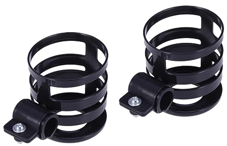 Toyvian Tragbarer Getränkehalter 2st Flaschenhalter Kinderwagen Schwarz Blau Fahrrad Kinderwagen Flaschenhalter