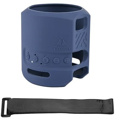 Housse en Silicone Le Haut-Parleur pour Sony SRS-XB13, Housse protectrice en Silicone pour Haut-Parleur Accessoires (Bleu)