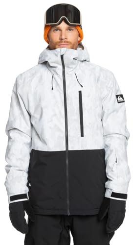 Quiksilver Mission Printed Block JK Chaqueta, Nature Zoom Birch, Estándar para Hombre
