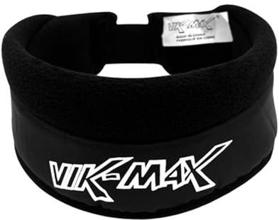 Dickly Hockey-Nackenschutz, schnittfester Nackenschutz, Schutzausrüstung, Eishockey-Nackenschutz, Halsschutz für Erwachsene, Sport, Ringette, 13.5-17 Inch