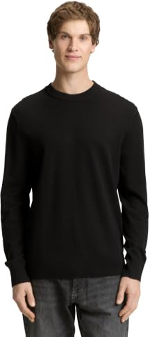 TOM TAILOR Denim Herren Basic Crewneck Knit 1042509