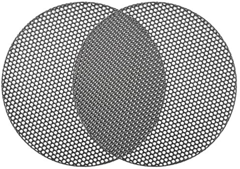 X AUTOHAUX Universal 2.5 Inch Speaker Grills Mesh for Audio Subwoofer 65x4mm Grille without Frame Black - Pack of 2