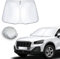 CDEFG Compatible con Audi Q2 2016-2023 2024 Parasol Coche Delantero Parabrisas Protector Plegable con Gran Pantalla Anti UV Rayos Mejor Fresco-Parasol Q2 Accesorios
