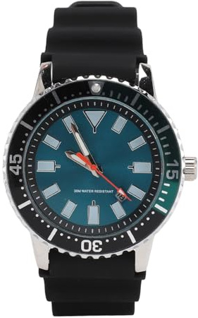 Yechiry Herren Automatikuhr, Nachleuchtend Kalender Uhr, Wasserdicht Quarzuhr - Datum Analoguhr - Armbanduhr - Herren Dress Watch - Uhr mit Drehbarer Lünette für Geschäftlich Sport