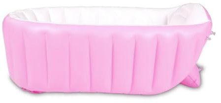 RORPOIR Aufblasbare Babywanne Faltbare Tragbare Badewanne Für Kleinkinder Für Schwimmbad Und Dusche Für Junge Mädchen Und Kleinkinder Bequem Und Platzsparend