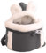 QmjdDymx Katze Front Carrier, Katze Tasche Carrier Soft & Warm Katze Hund Front Carrier Double Pocket Cat Backpack Carrier Comfortable Winter Plüsch Rucksack für Outdoor-Reisen, M, Hanging Chest Bags