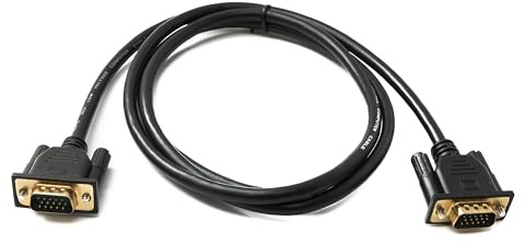 SYSTEM-S D Sub15 Kabel 150 cm HD VGA 15 Pin Stecker zu Stecker DB15 Adapter