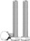 Drenky Tornillos M10 Acero Inoxidable A2 V2A M10 X 80mm Tornillo De Cabeza Hexagonal 10 Piezas DIN 933 Roscado Completo Para ConstruccióN MetáLica, Automotriz, Maquinaria, Plata