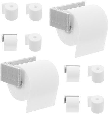 HEMOTON 1Set Dollhouse Miniature Tissue Organizer Toilet Paper Rolls Holder Dollhouse Accessories for Bathroom Decor Crafting Fun