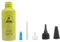 Botella de disolvente de 65 ml con dispensador de aguja para cargar pegamentos, líquidos adhesivos, soldar colofonia, botella de reparación de disolvente antiestático