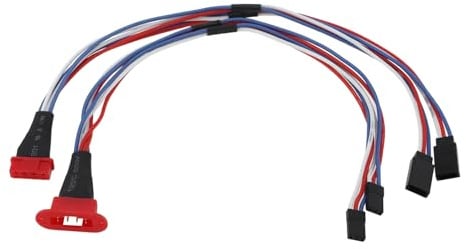 Create idea MPX 8-poliger Multi-Wire-Servo-Verlängerungsstecker, 2 Kabel, Stecker und Buchse, 20 AWG, für RC-Modelle