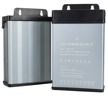 Transformador de Corriente 240V a 24V-400W | Exterior Impermeable IP43, Para Tira LED, Bajo Voltaje, LED Driver Conmutada