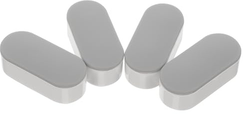 Toilettensitz aus Kunststoff mit Klebepad Puffer | Bidet Aufsatz, Stoßdämpfend und Rutschhemmend, Ersatzteil für Wc Sitz und Deckel, 4 Stück