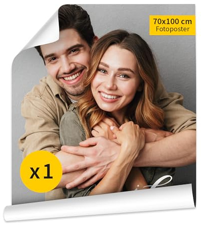 druck.de Fotoposter 70x100cm - matt - eigenes Foto - Wandbild | Fotoposter mit eigenem Foto, 70x100cm, matter Kunstdruck, Premium Wandbild, personalisierbar, Fotogeschenk