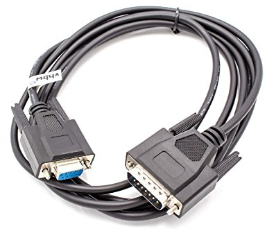 vhbw Programmierkabel RS-232 kompatibel mit Allen Bradley SLC 500/03, SLC 500/04-PC Computer & Peripheriegeräte - Seriell Adapter, 300 cm Schwarz