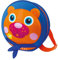 Bino Rucksack Bär, runde Kindergartentasche mit Bären-Design (Tasche für Kinder, extrem haltbar, langlebig und widerstandsfähig, mit längenverstellbaren Tragegurten, aus 100% Polyethylen), Mehrfarbig