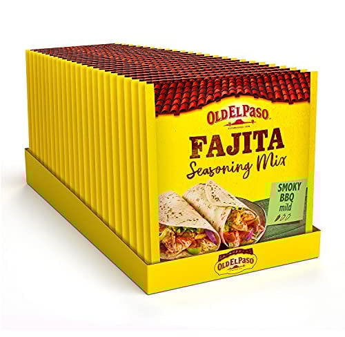 Old El Paso Smoky BBQ Fajita Seasoning Mix 35g (Pack of 24)