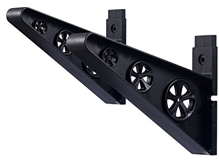 4boarder SKIBLE Wand-Halter Wand-Halterung für Ski | Longboard | Skateboard | Snowboard | Pennyboard | Hoverboard | Wakeboard | E-Elektro-Longboard | Angel | Angelruten | Surfskate (1-Fach)