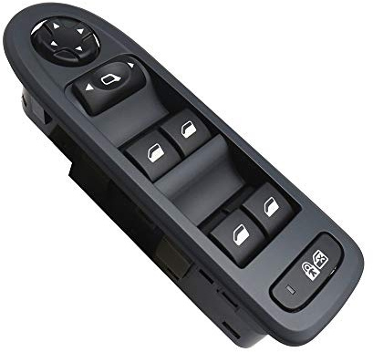 Malcayang 96644915 Interruptores de ventana y espejo para 308 2007-2012, Interruptor de Control Elevalunas Botón