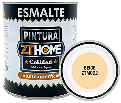 Pintura Mate Interior/Exterior/Multisuperfie para Azulejos baño Cocina, Madera, Puertas, Metal, radiadores, Muebles, Ceramica/Esmalte sintentico