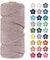 LEREATI Makramee Garn 4mm x 100m Hanfgrau Baumwollkordel Natur Baumwollseil Farbig Baumwollgarn, Macrame Cord 4mm für DIY Geflochten, Makramee Deko, Hängepflanze, Wandbehang, Vorhang