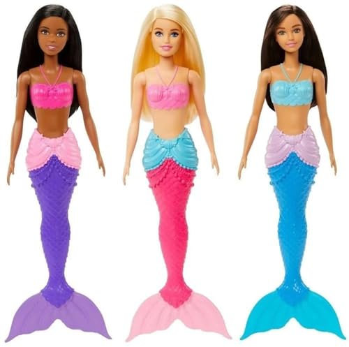 Barbie Fantasie-Puppe aus Meerjungfrauen, für Mädchen ab 3 Jahren