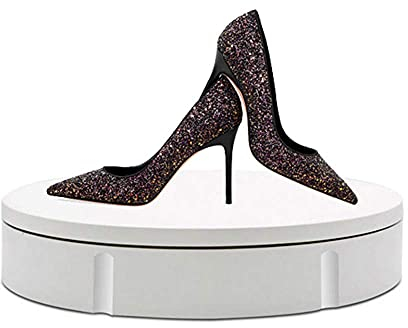 Display Rotante Elettrico Display Rotante, Piattaforma Rotante Rotazione Bidirezionale, Piatto Girevole Elettrico Rotante Per Esposizione Prodotto, Torta, Fotografia, Prodotti Digitali, 30×6 Cm (