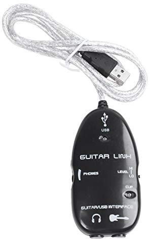 Trjgtas Gitarre USB Interface Link Kabel Adapter PC Aufnahme CD Studio Laptop