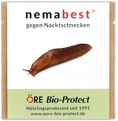 nemabest® PC Nematoden für 10m² (3 Mio.) gegen Nacktschnecken in Gemüse, Erdbeeren, Obst, Kräutern und Rasen