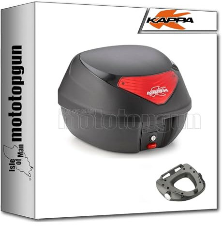 kappa k29n + kr4114 + km5m koffer k29n + trager kompatibel mit kawasaki vulcan s 650 2015 2016 2017 2018 2019 2020 2021 2022 2023 mototopgun