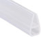 BBTISG Joint D'éTanchéIté En Forme De U Pour Porte De Douche 2m Joints D'éTanchéIté En Plastique Pour Porte De Douche En Verre De 8mm Convient Pour De 0-10 mm D'écart