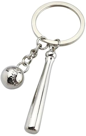 bicup Llavero Llaveros Keyrings Keychains Hombre Mujer Llavero De Béisbol Palo De Bola Deportiva Llavero Colgante De Coche