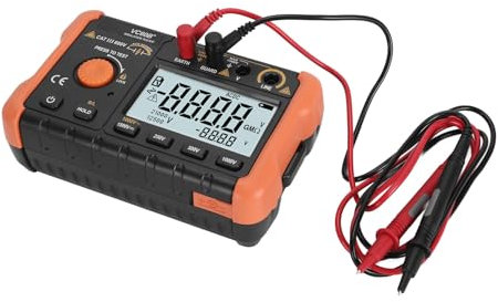 Isolationstester 1000V 4999MΩ, VC60B+ Digitales Isolationswiderstandsmessgerät Megaohmmeter
