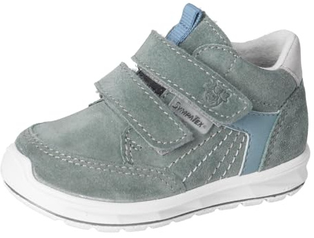 RICOSTA Jungen Stiefel KARLO, Kinder Lauflernschuhe, Weite: Mittel, lose Einlage, Sympatex, wasserdicht, Klettstiefel, Booties, Salbei (570), 28 EU
