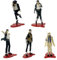 5 Stück/Set Michael Jackson Moonwalk 10,5-11,5 cm berühmte Figur World Star Version Live Figuren Desktop-Ornamente