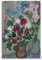 KOOHTAA Marc Chagall Les Deux Bouquets À L'ange Clown-Kunstposter, Gemälde, Bild, Druck, Wandkunst, Poster, Gemälde, Leinwand, Poster, Kunstwerke, Raumästhetik, 20 x 30 cm