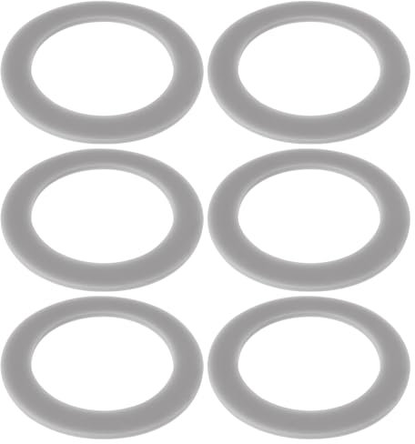 Be In Your Mind 6X Juntas Tóricas de Silicona para Licuadora Compatible con Hamilton Beach Diámetro Interior de 47 Mm Diámetro Exterior de 67 Mm Grosor de 2 Mm Color Gris