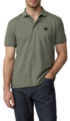s.Oliver Piqué-Poloshirt aus Baumwollstretch mit Label-Patch