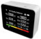 Tixqeaif 13 in 1 Tuya WiFi Air Quality Monitor CO2/TVOC/HCHO/PM2.5/PM1.0/PM10/Temperature/Humidity/Time/Date/Alarm/Timer-White