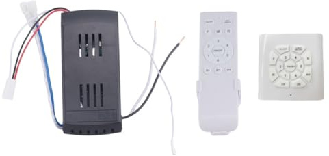 Osmond Universal Ceiling Fan Remote Control Kit 40W 6-Speed Timing Function Replacement Remote for Lights & DC Ceiling Fans